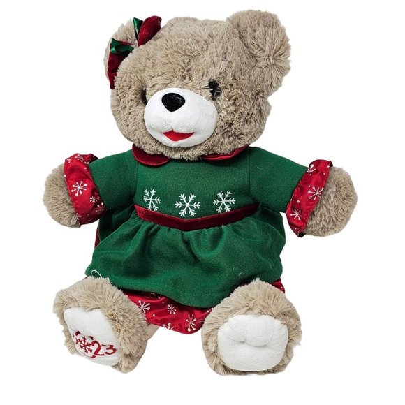 Snowflake 2023 Plush Christmas 19" Teddy Bear, Festive Holiday Girl - Picture 5 of 5